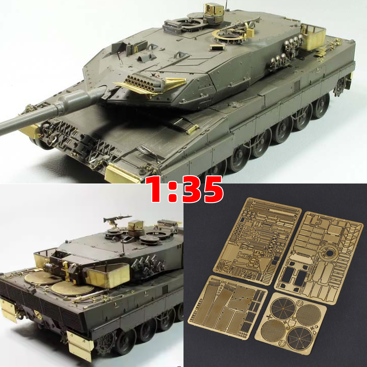 Model Kit Engine - 1/35 photo eatch PE Scale model