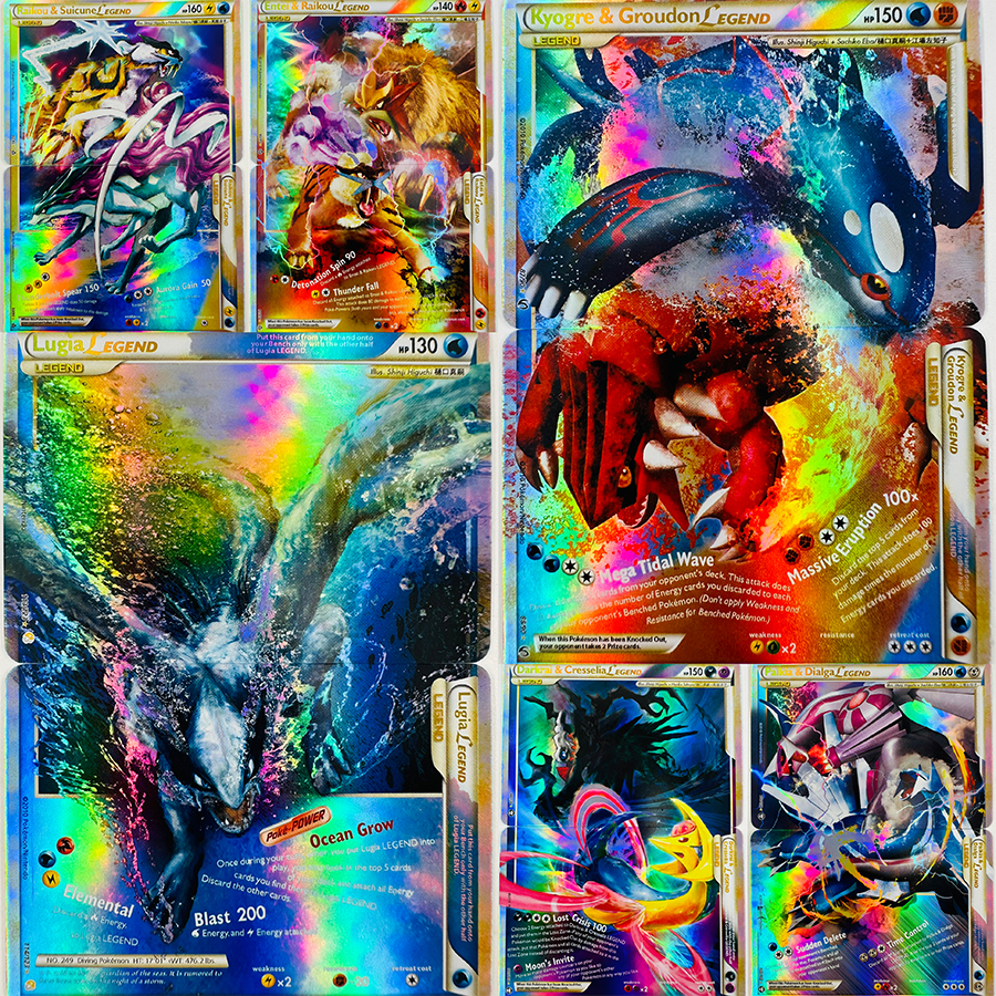 Model Kit Lugia - PTCG 2in1 Ho-Oh Lugia Raikou Kyogre