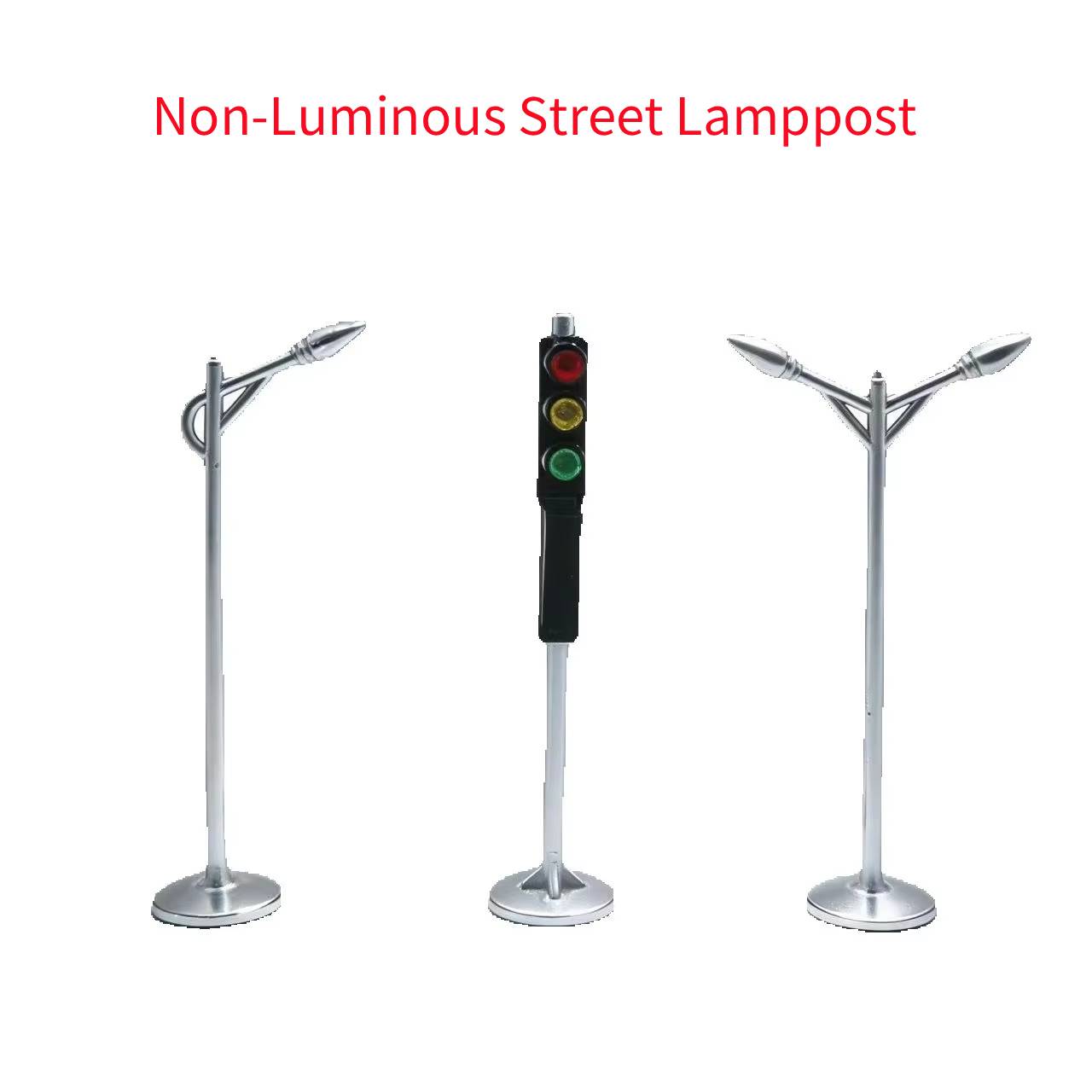 Model Kit Locomotive - 7.5cm Non-Luminous Street Lamp & Traffic