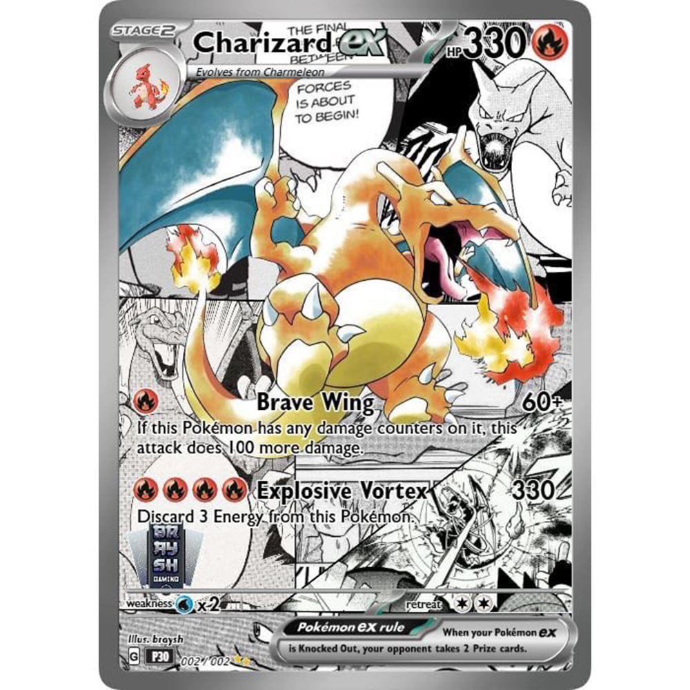 Model Kit Lugia - 2Pcs/set Ptcg Charizard Pk Comic Series