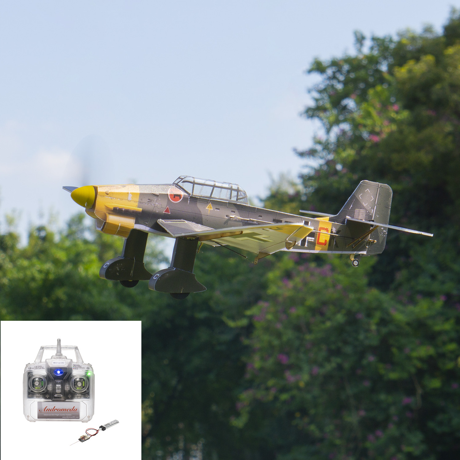 Model Kit Airplane - Ju-87 Stuka Bom DIY RC Kit