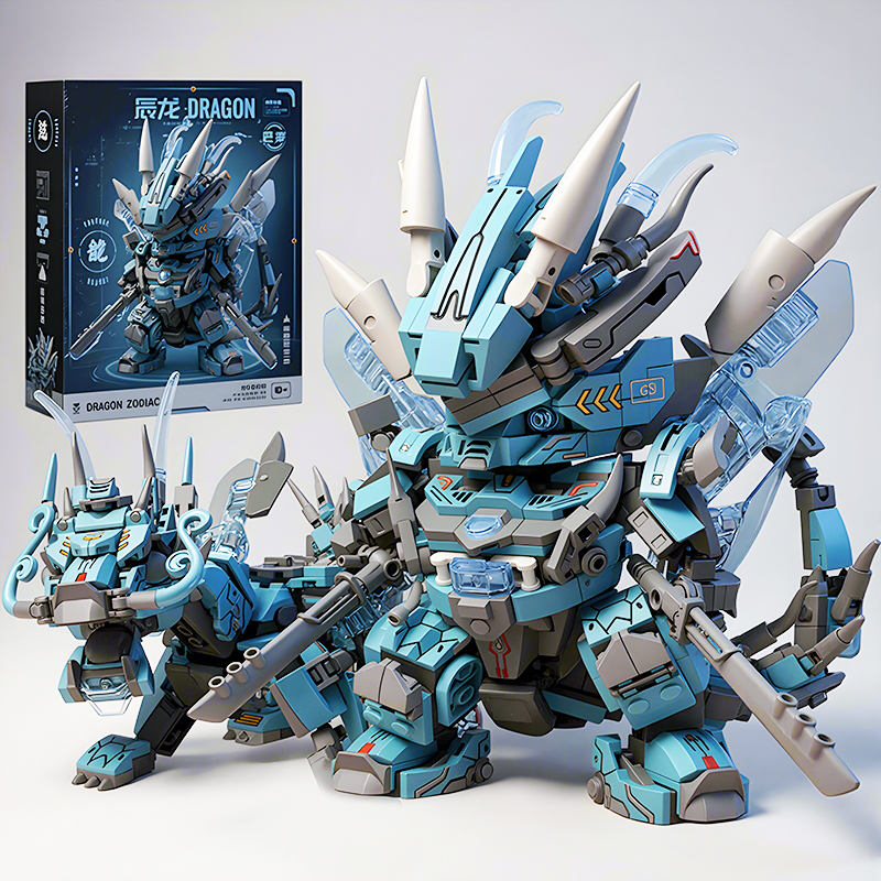 Model Kit Mecha - 2 in 1 Transformable Mecha Robot