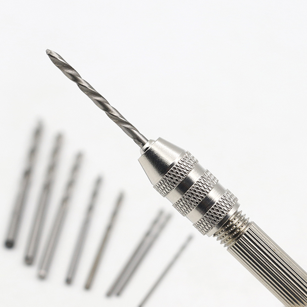 Pin Vice Micro - Mini Hand Drill Set With 10pcs