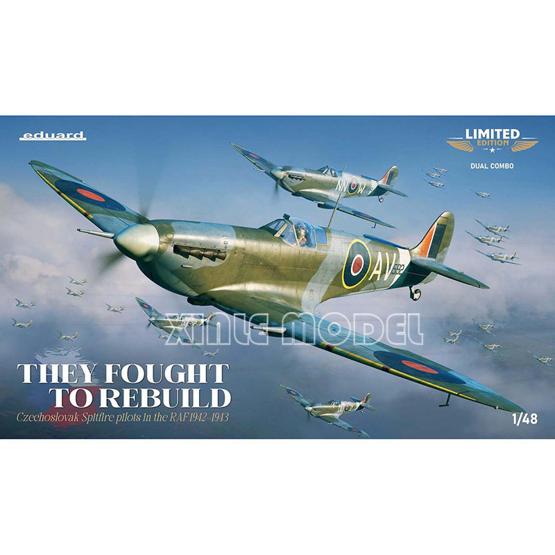 Model Kit Spitfire - Eduard Plastic Assembled Aircraft Model Kit