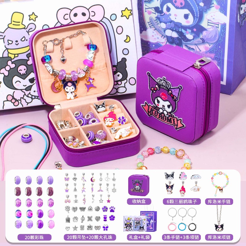 Sanrio Kuromi Beads Charm Brac – Model Kit Toy recenzja i cena