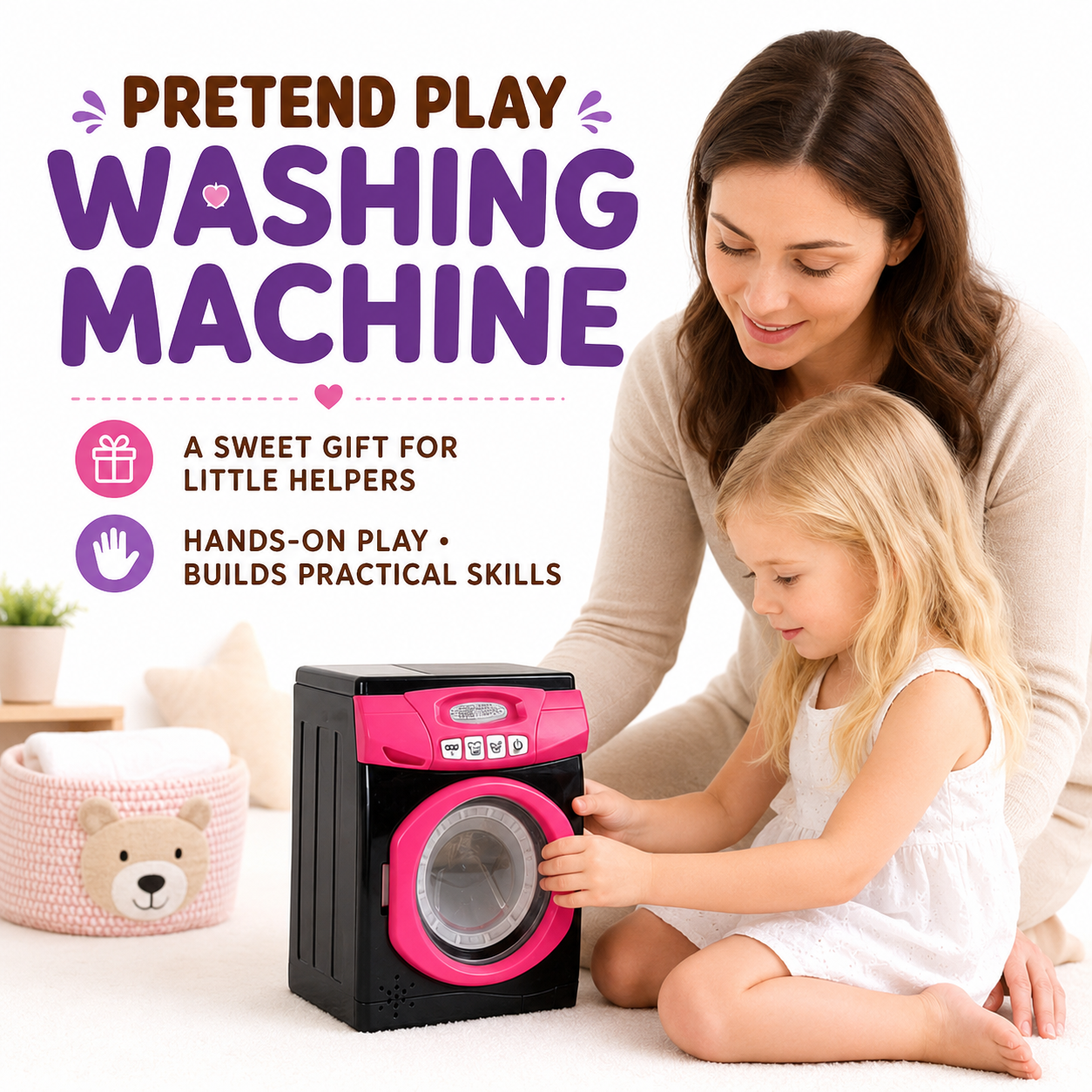 Simulation Washing Machine Toy – Wash Effect Set recenzja i cena
