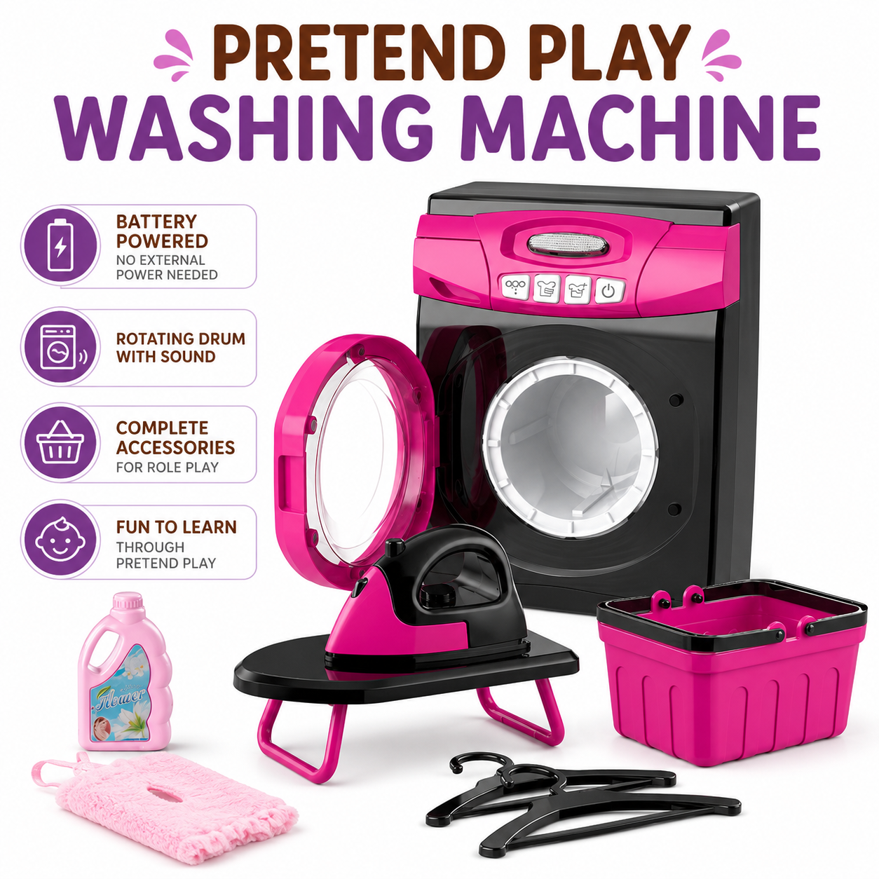 Simulation Washing Machine Toy – Wash Effect Set recenzja i cena