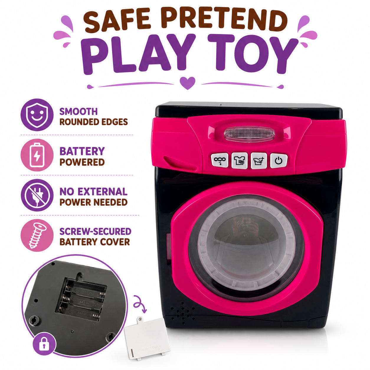 Simulation Washing Machine Toy – Wash Effect Set recenzja i cena