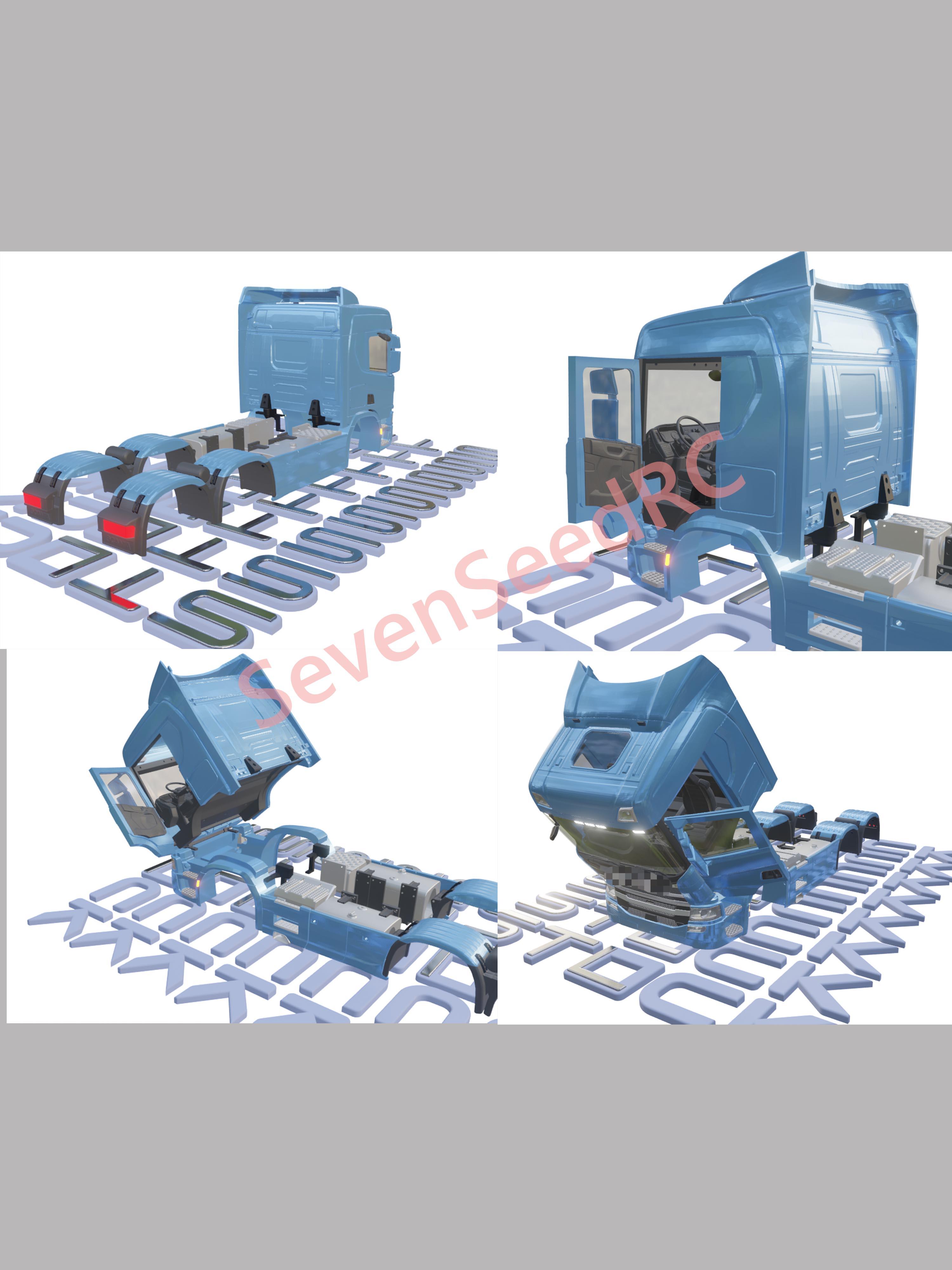 3d Printed Truck KIT SCAN P SE – Model Kit Jdm recenzja i cena