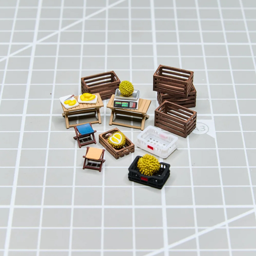 Kicarmod 1/64 Fruit Stand Mode – Model Kit Toy recenzja i cena