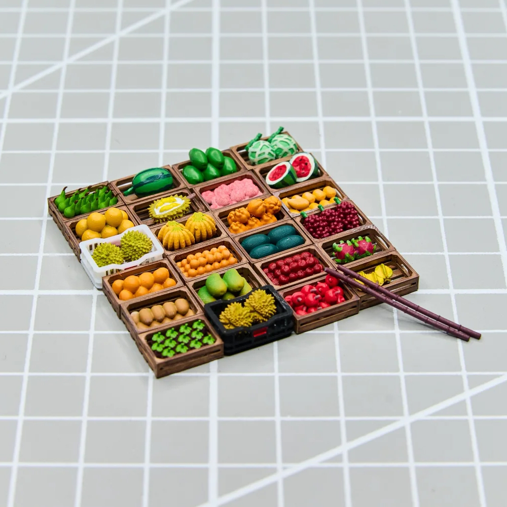 Kicarmod 1/64 Fruit Stand Mode – Model Kit Toy recenzja i cena