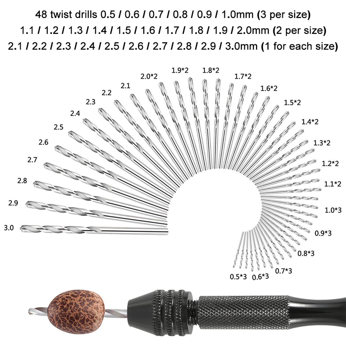 49 Mini Pieces Precision Pin V – Pin Vice Micro recenzja i cena
