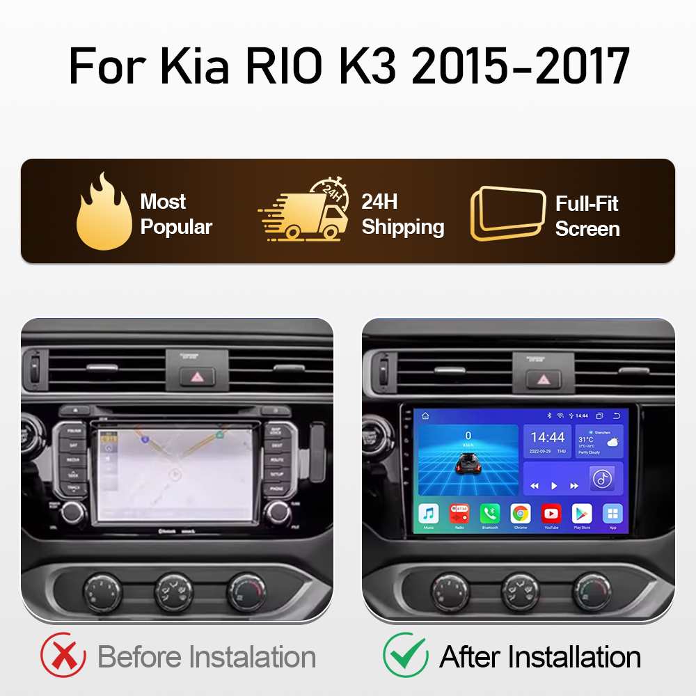 Android Car Radio For Kia RIO  – Model Kit Star Wars recenzja i cena