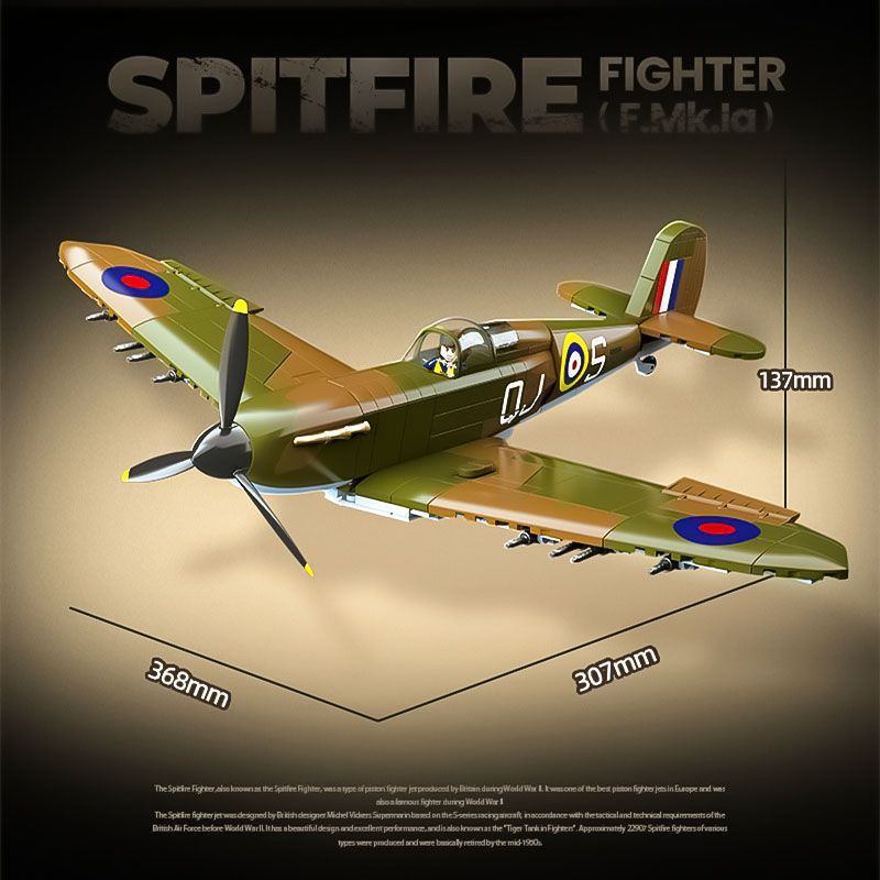 Building block assembled milit – Model Kit Spitfire recenzja i cena