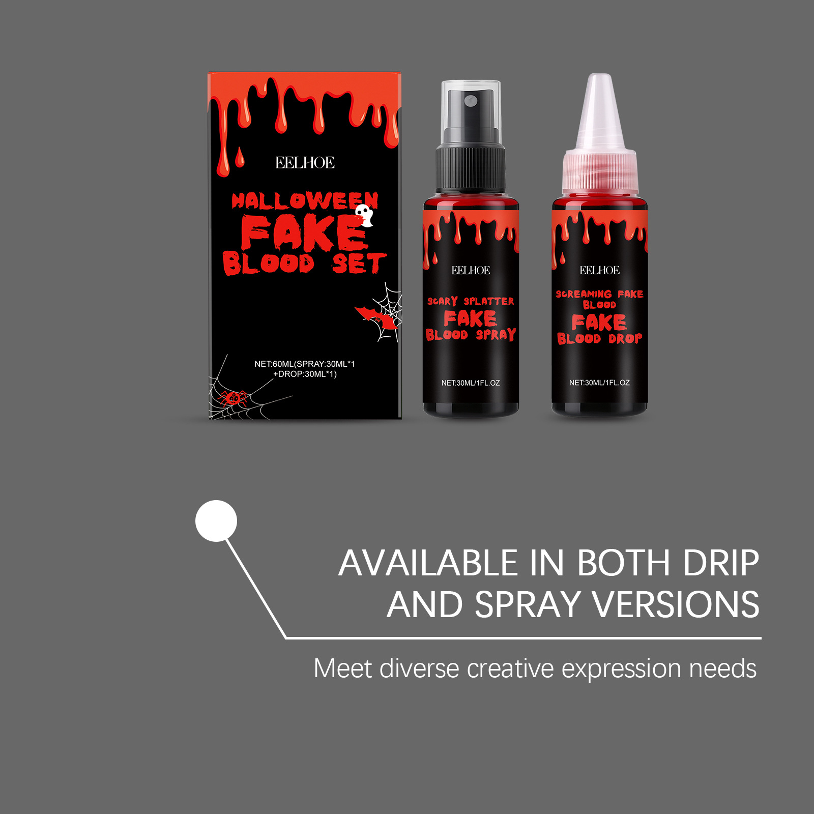 3PCS Halloween Fake Blood Set  – Wash Effect Set recenzja i cena