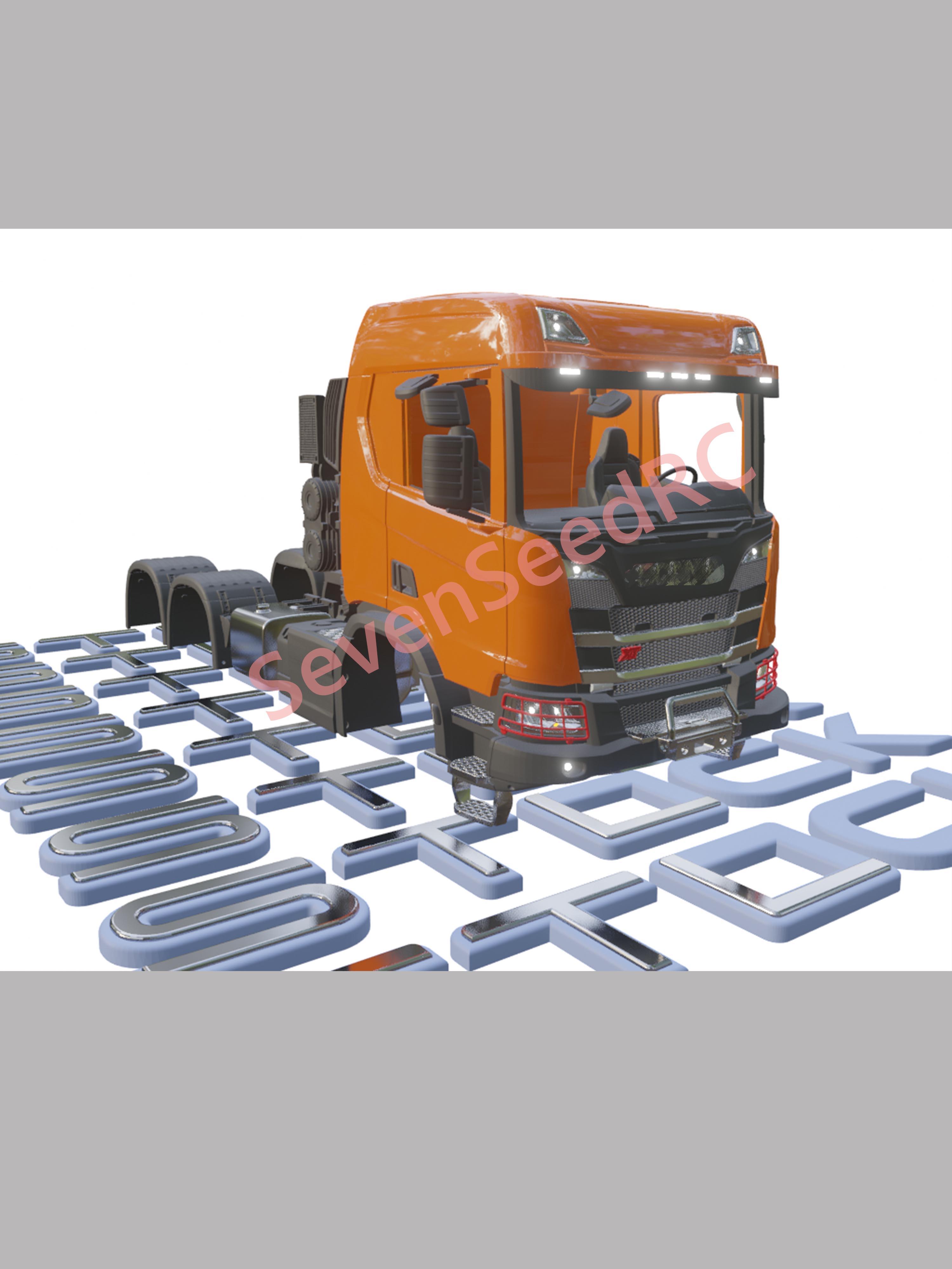 3d Printed Truck KIT SCANI XT  – Model Kit Jdm recenzja i cena