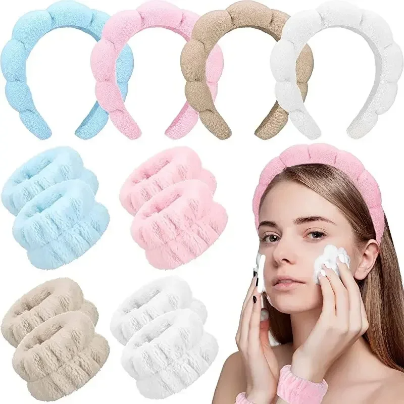 3PCS Twisted Foam Hair Band Se – Wash Effect Set recenzja i cena