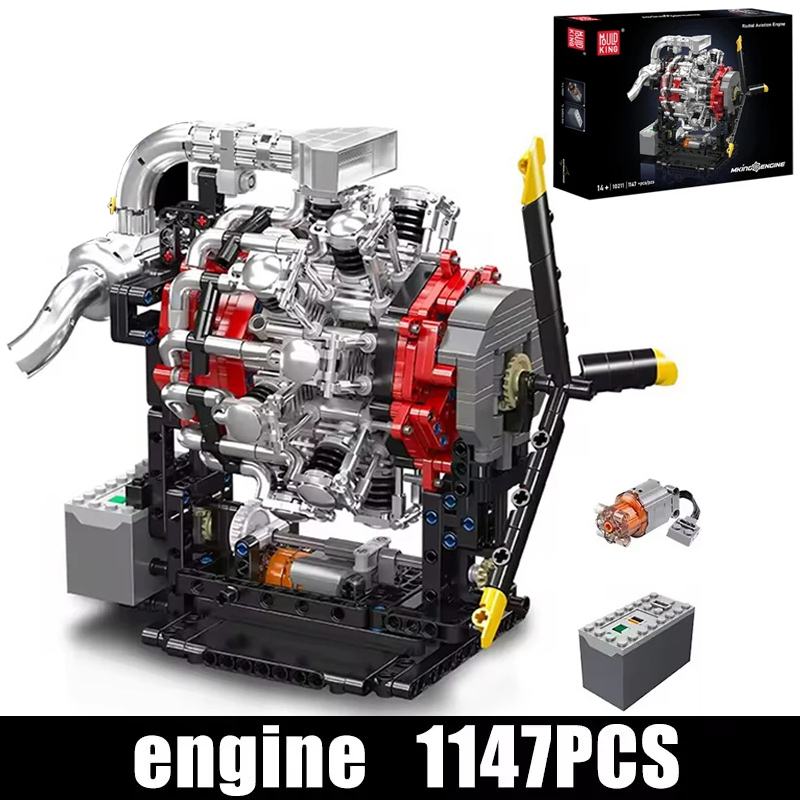 Mould King 10211 Star Aero Eng – Model Kit Engine recenzja i cena