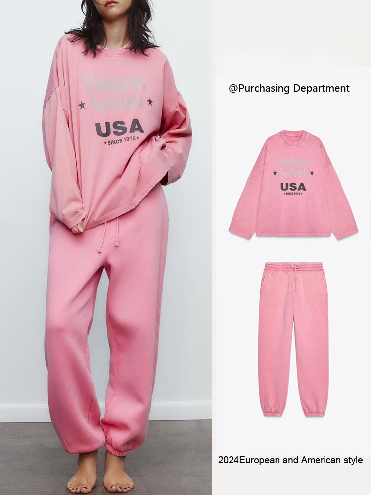 Spring New Arrival Women's Lon – Wash Effect Set recenzja i cena