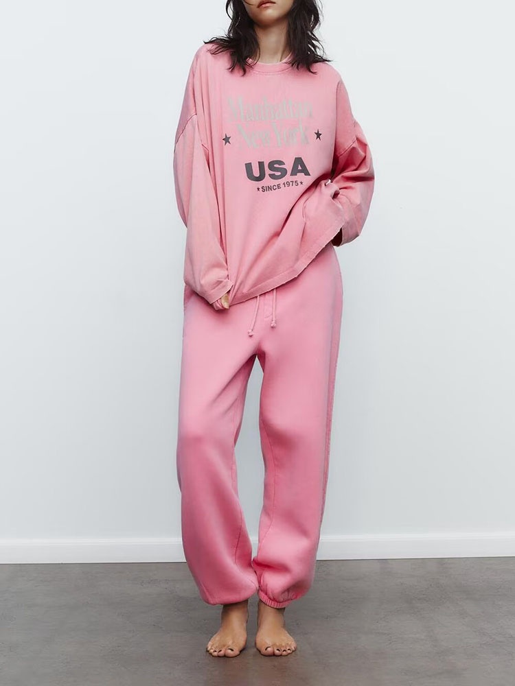 Spring New Arrival Women's Lon – Wash Effect Set recenzja i cena