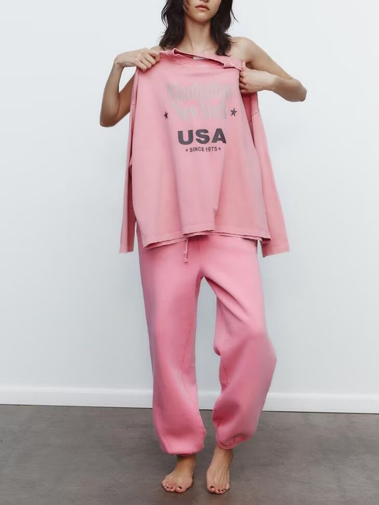 Spring New Arrival Women's Lon – Wash Effect Set recenzja i cena