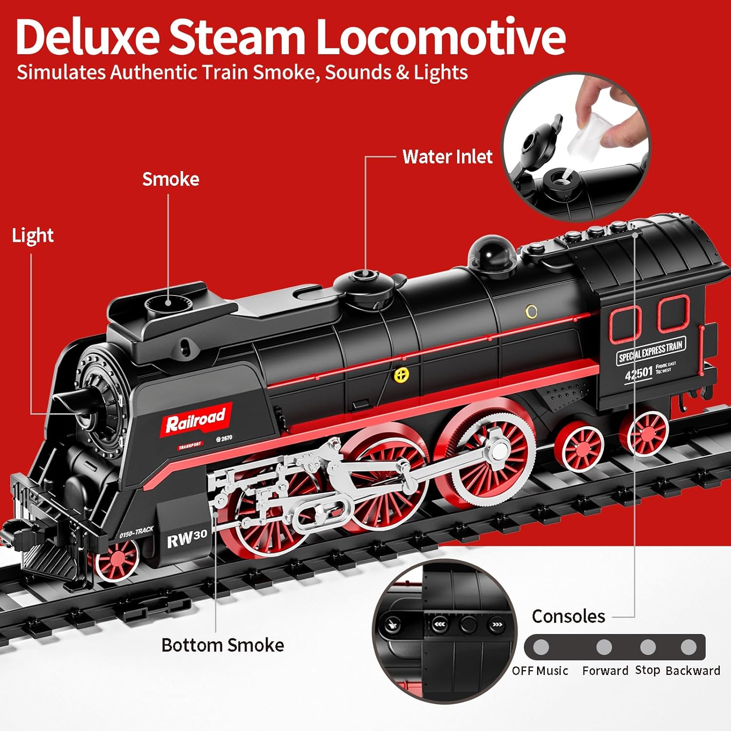 Model Train Set, Remote Contro – Model Kit Locomotive recenzja i cena
