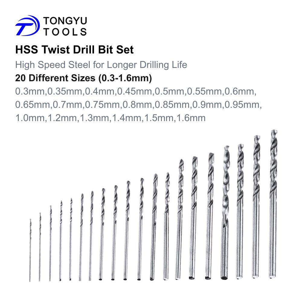 20Pcs Mini Twist Drill Bit Mic – Pin Vice Micro recenzja i cena