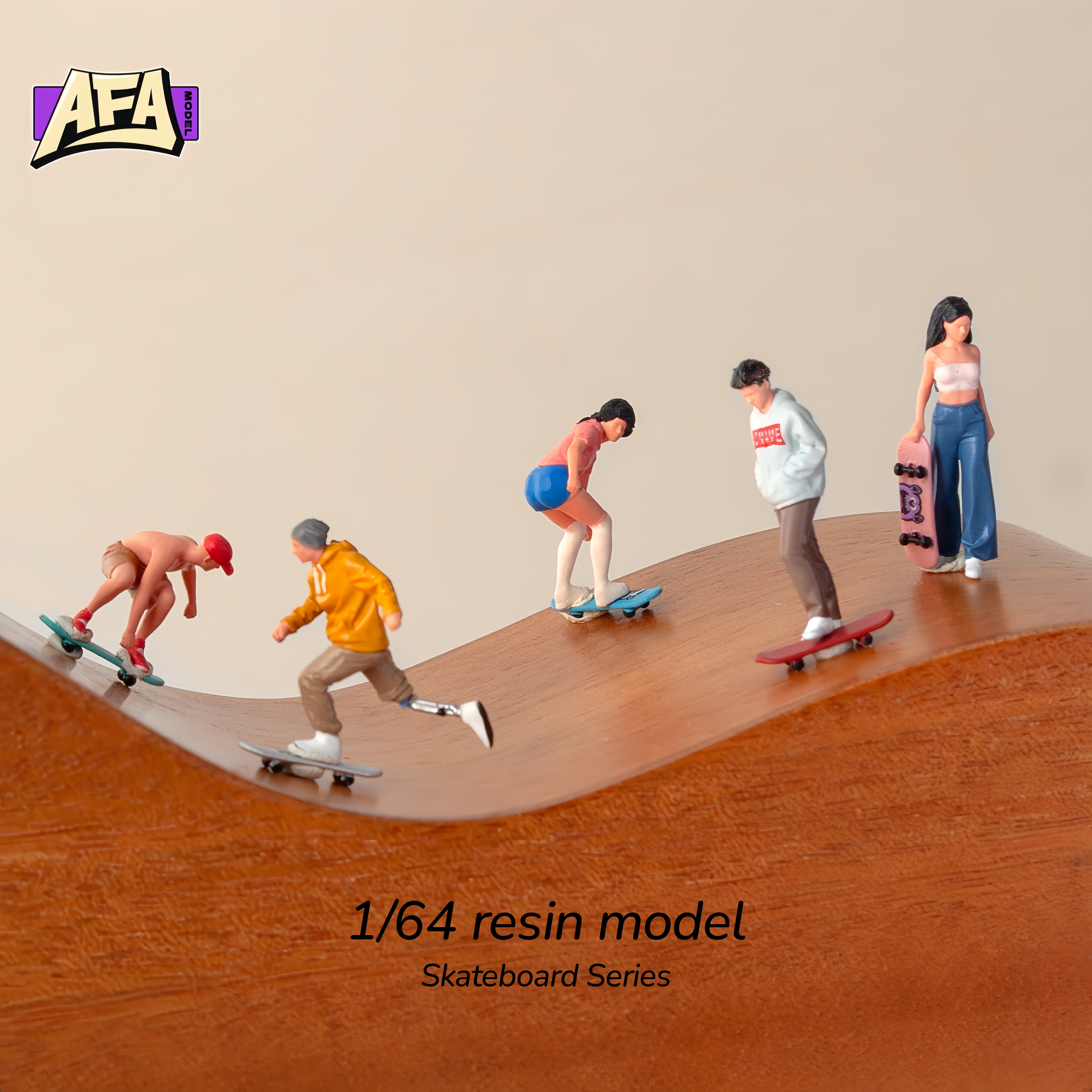 1 64 resin diorama skate Minia – Model Kit Toy recenzja i cena