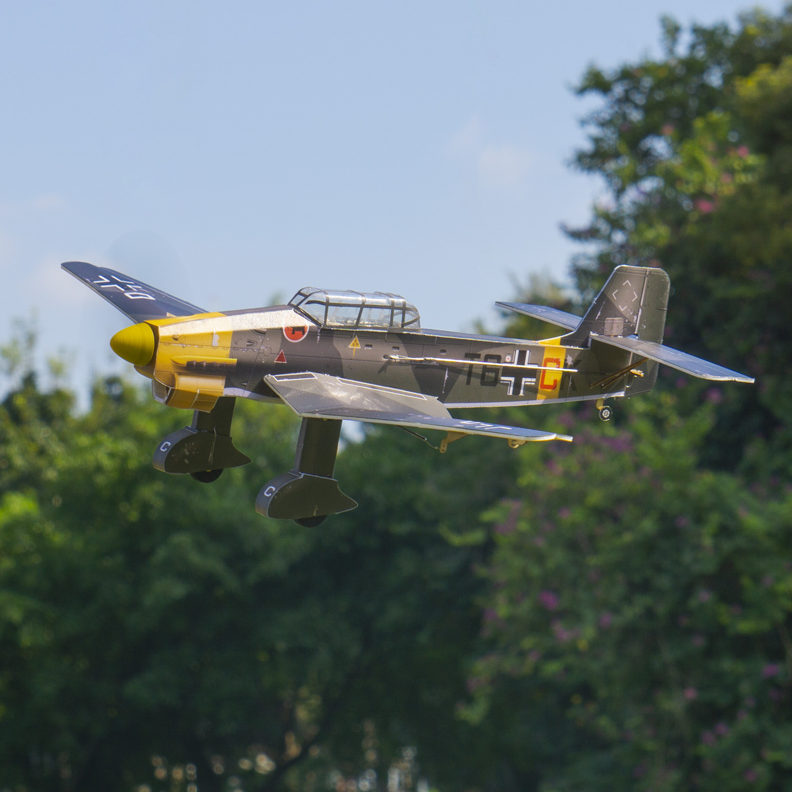 Ju-87 Stuka Bom DIY RC Kit w/G – Model Kit Airplane recenzja i cena