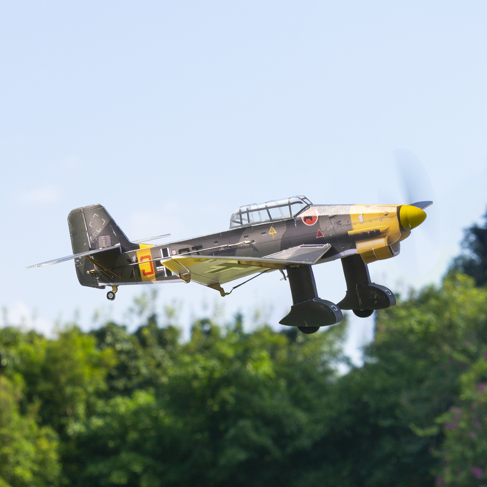 Ju-87 Stuka Bom DIY RC Kit w/G – Model Kit Airplane recenzja i cena