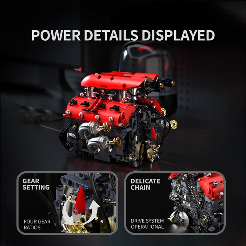 T5011 V8 Turbo Engine Model El – Model Kit Locomotive recenzja i cena