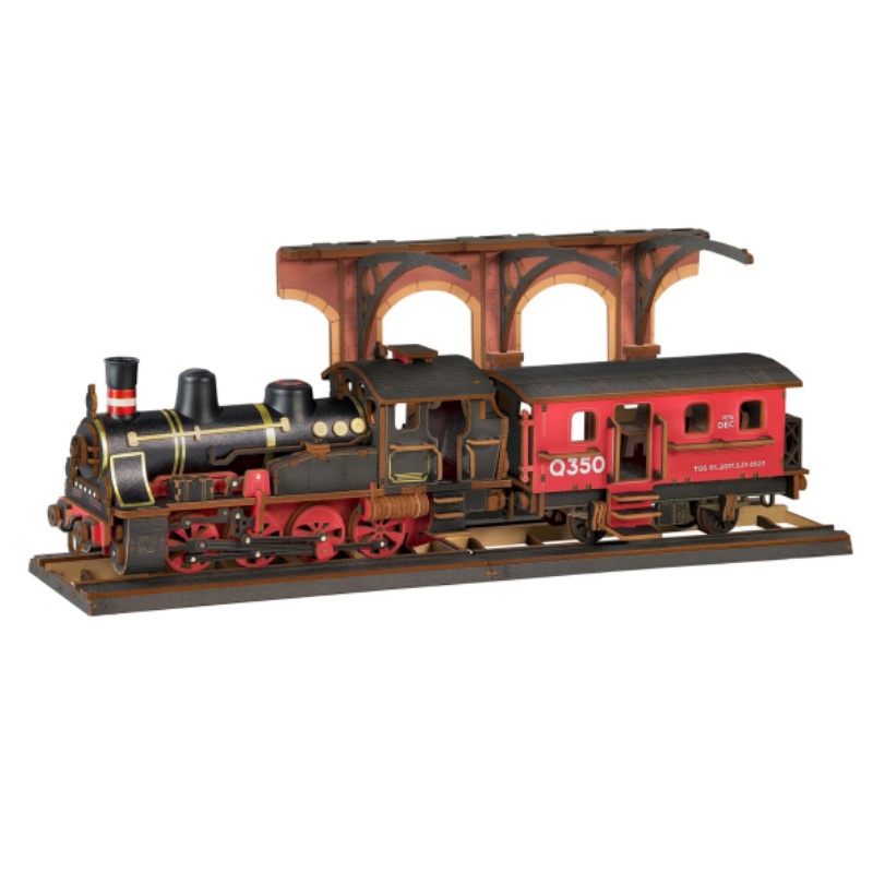 Robotime Steam Train Model Kit – Model Kit Locomotive recenzja i cena