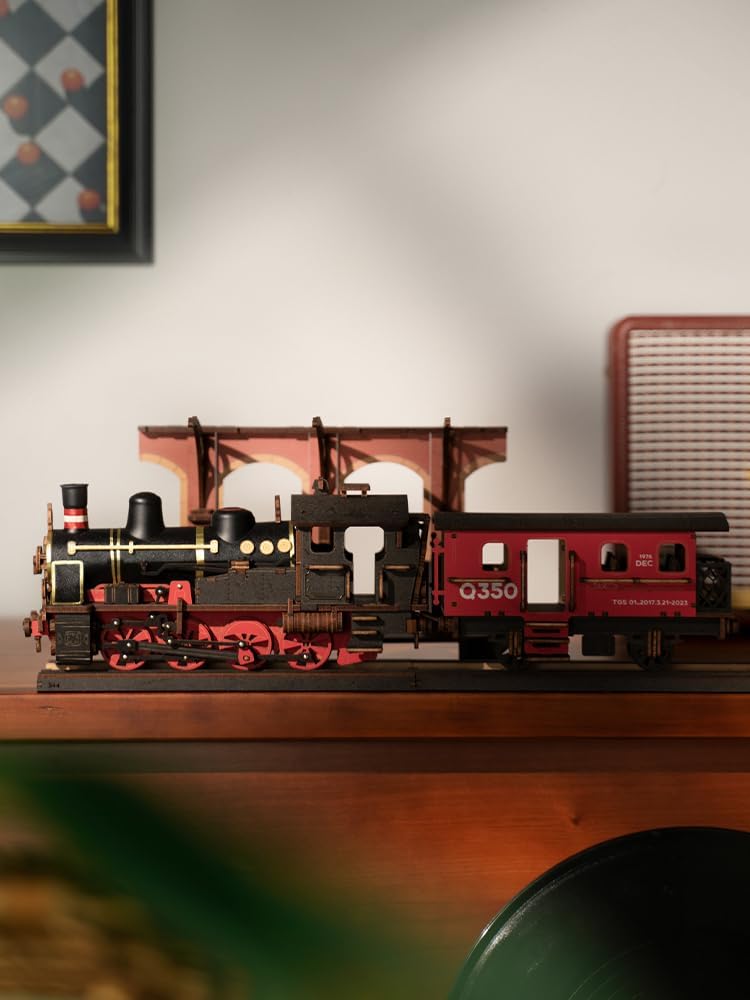 Robotime Steam Train Model Kit – Model Kit Locomotive recenzja i cena