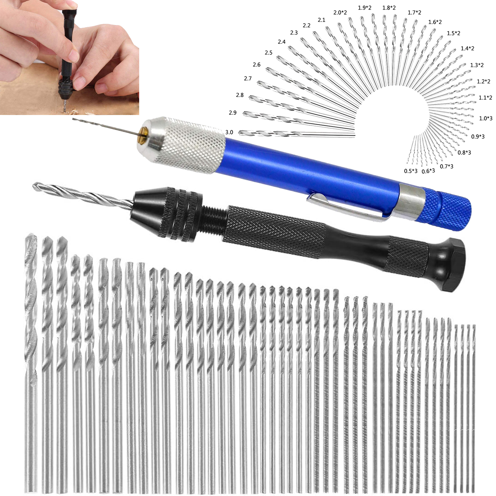 57/21pcs Pin Vise Hand Drill B – Pin Vice Micro recenzja i cena