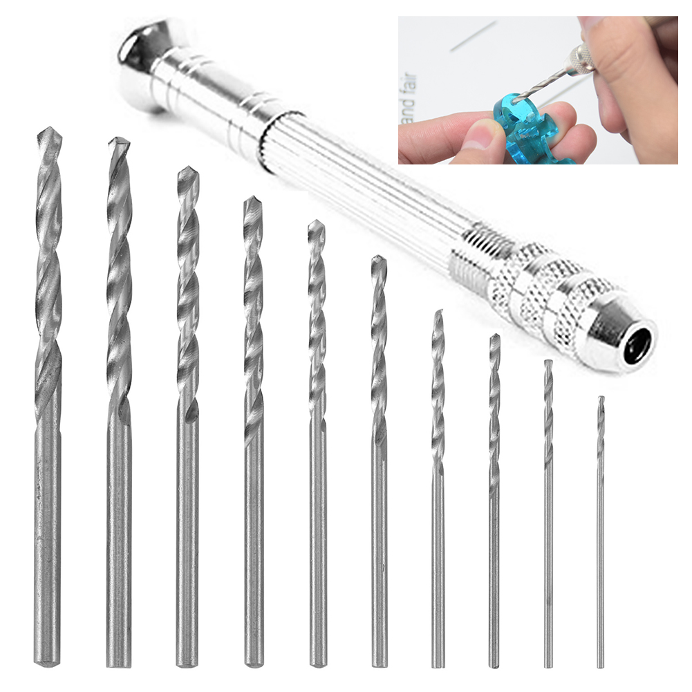 Mini Hand Drill Set With 10pcs – Pin Vice Micro recenzja i cena