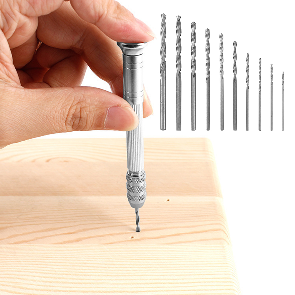 Mini Hand Drill Set With 10pcs – Pin Vice Micro recenzja i cena