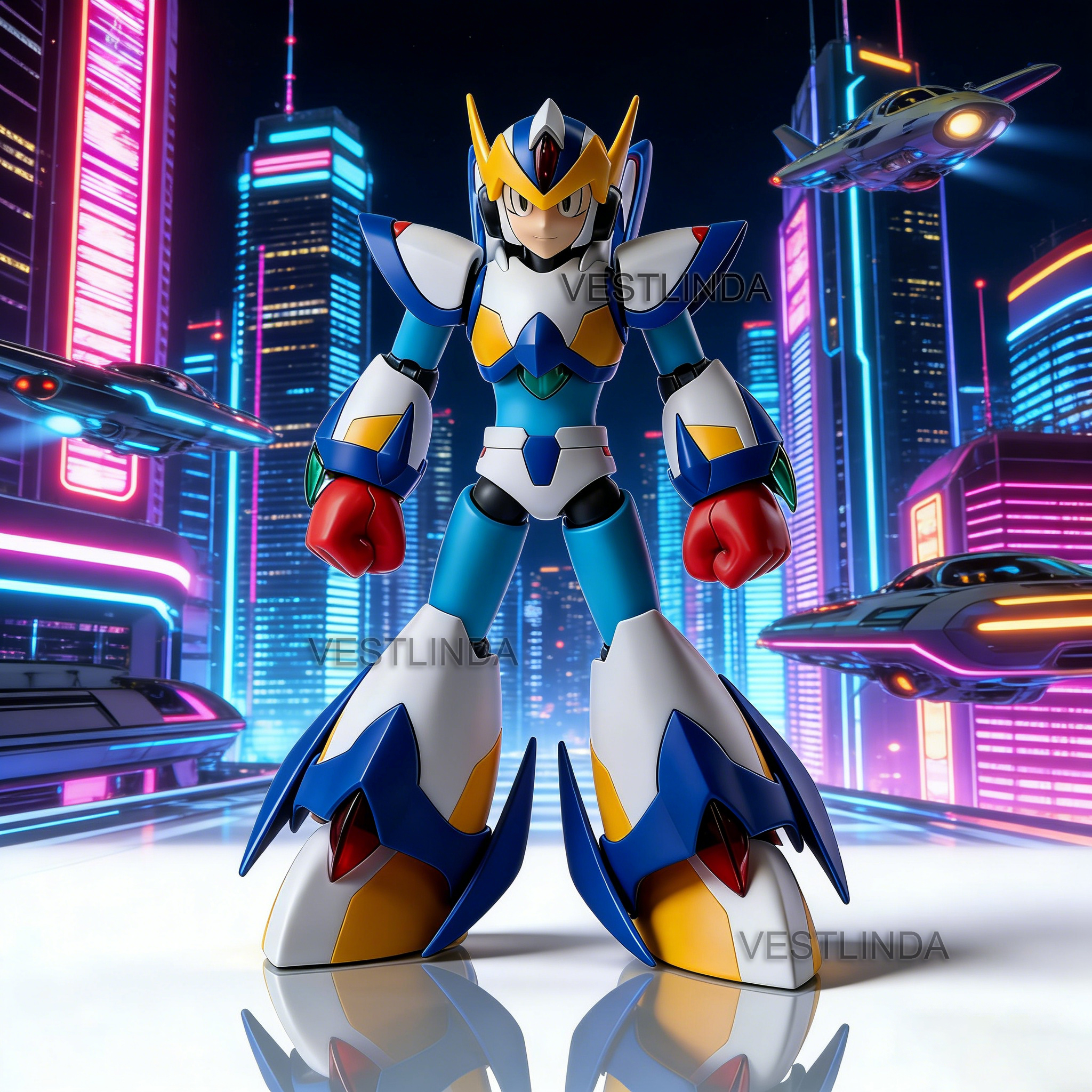KP701 Rockman X Falcon Action  – Model Kit Toy recenzja i cena