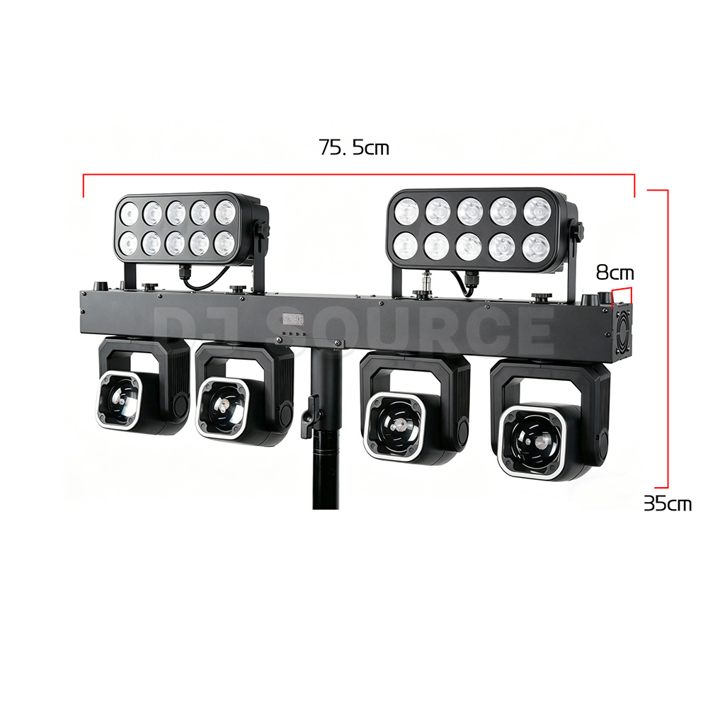 Par set LED RGBW 4in1 4x40W Be – Wash Effect Set recenzja i cena