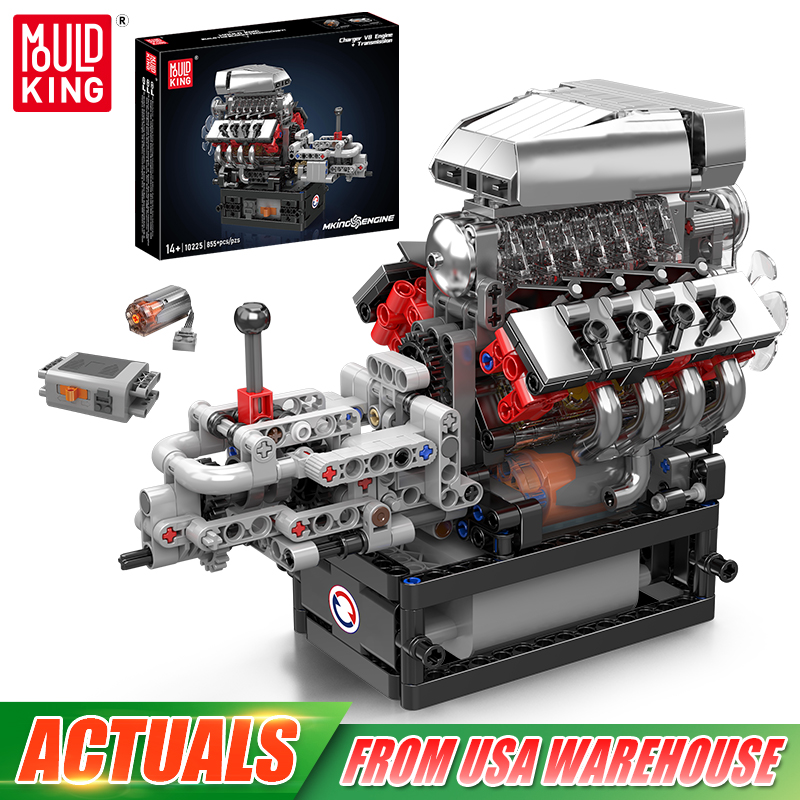Mould King 10225 Technical Eng – Model Kit Engine recenzja i cena
