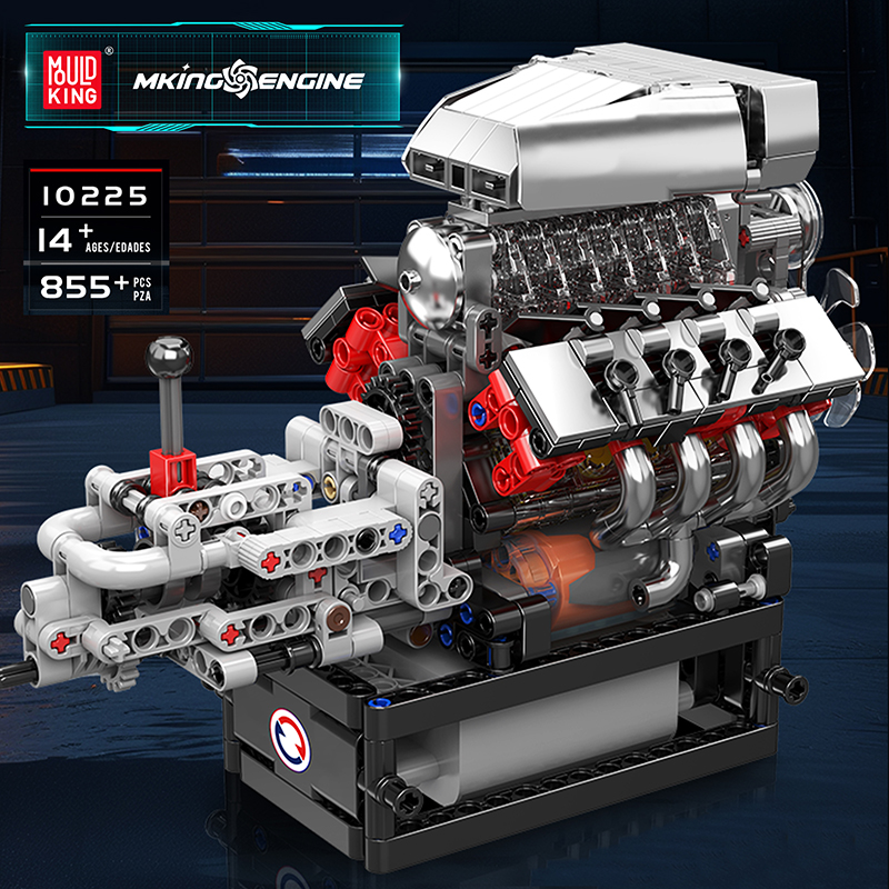 Mould King 10225 Technical Eng – Model Kit Engine recenzja i cena