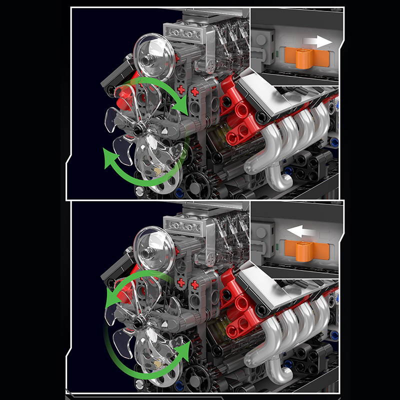 Mould King 10225 Technical Eng – Model Kit Engine recenzja i cena