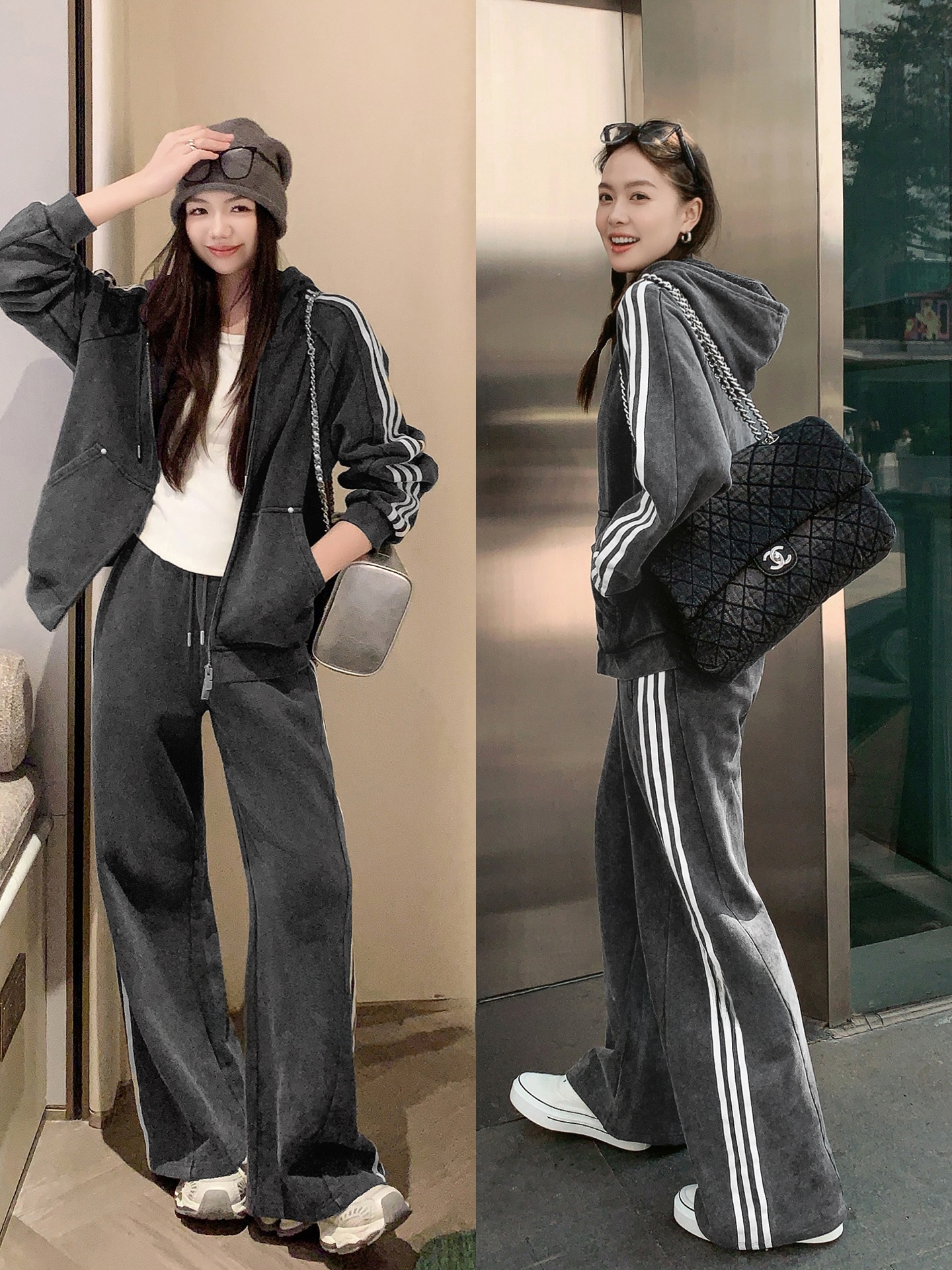 MeiYang Fleece Lined Hooded Ja – Wash Effect Set recenzja i cena