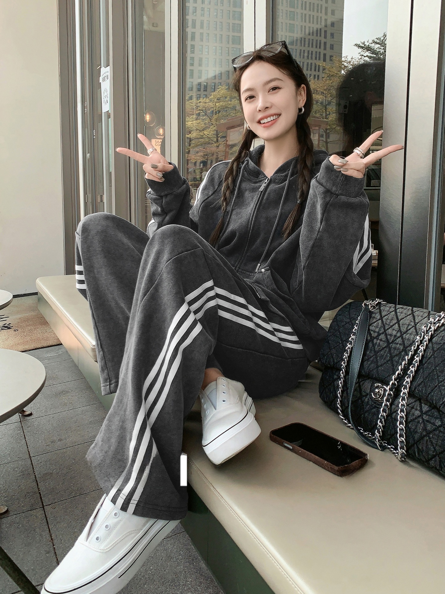 MeiYang Fleece Lined Hooded Ja – Wash Effect Set recenzja i cena