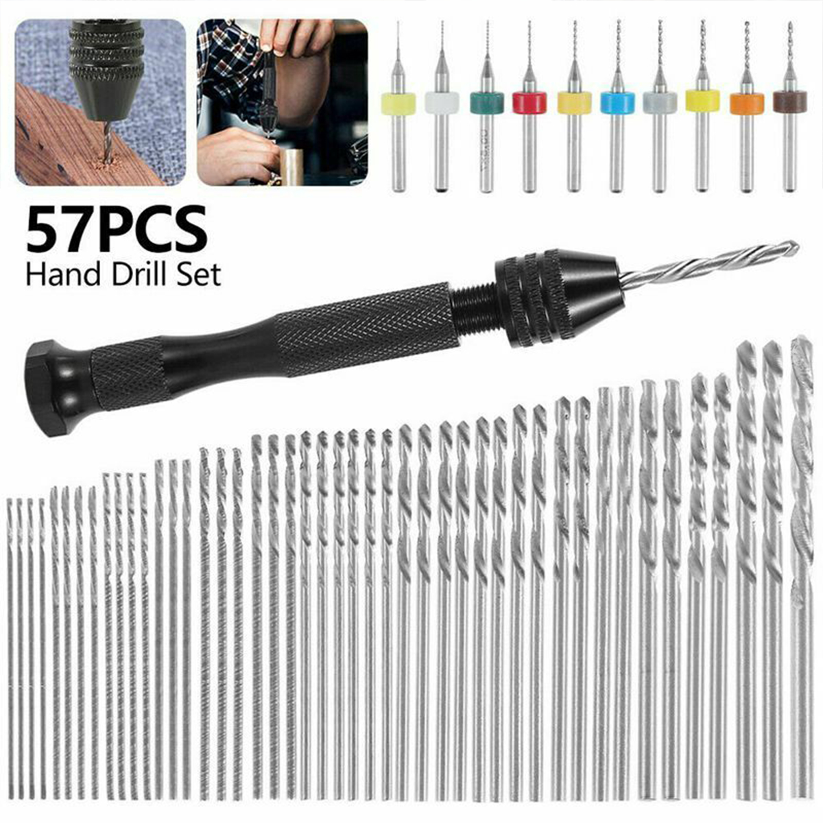 57 Pcs Alloy Steel Pin Vise Ha – Pin Vice Micro recenzja i cena