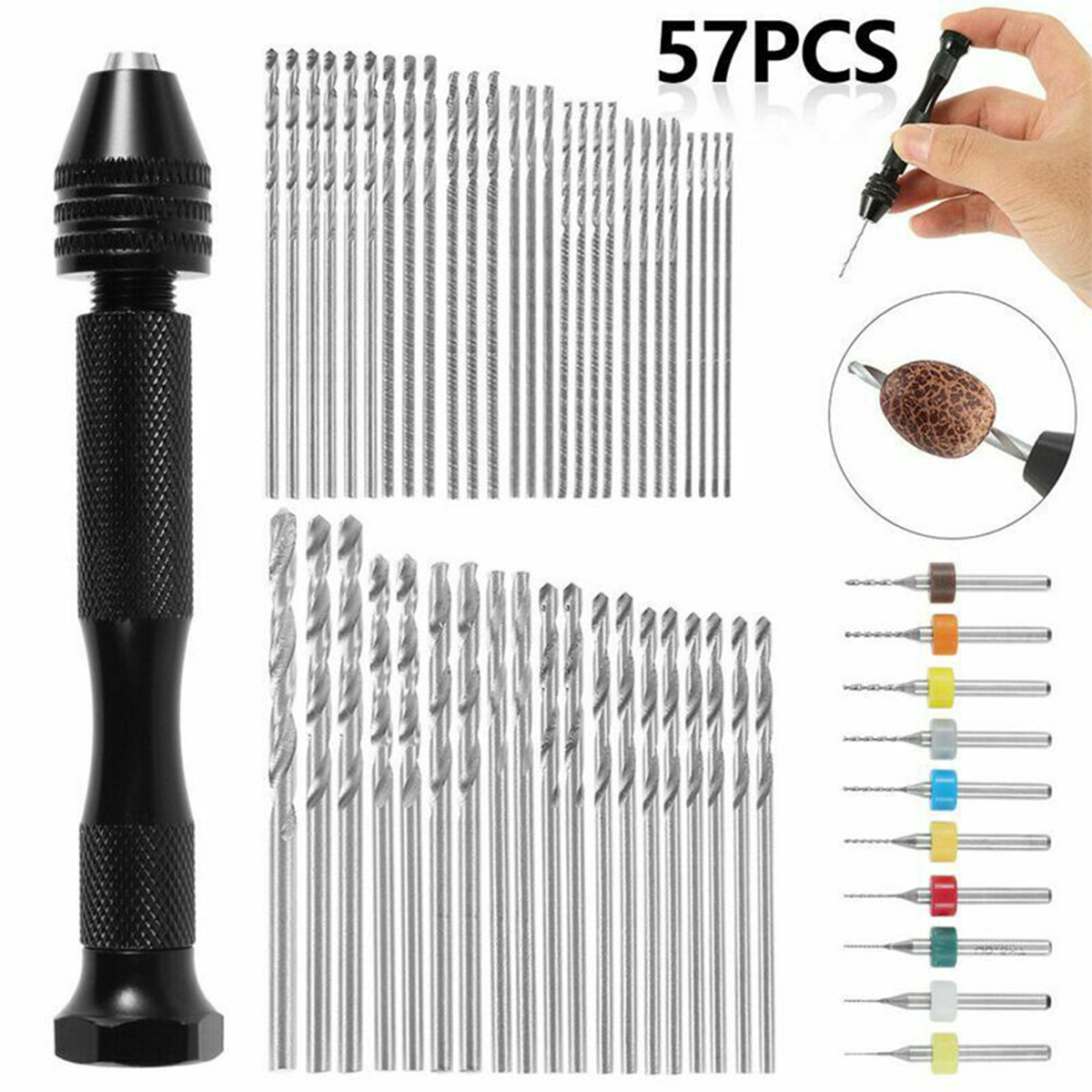 57 Pcs Alloy Steel Pin Vise Ha – Pin Vice Micro recenzja i cena