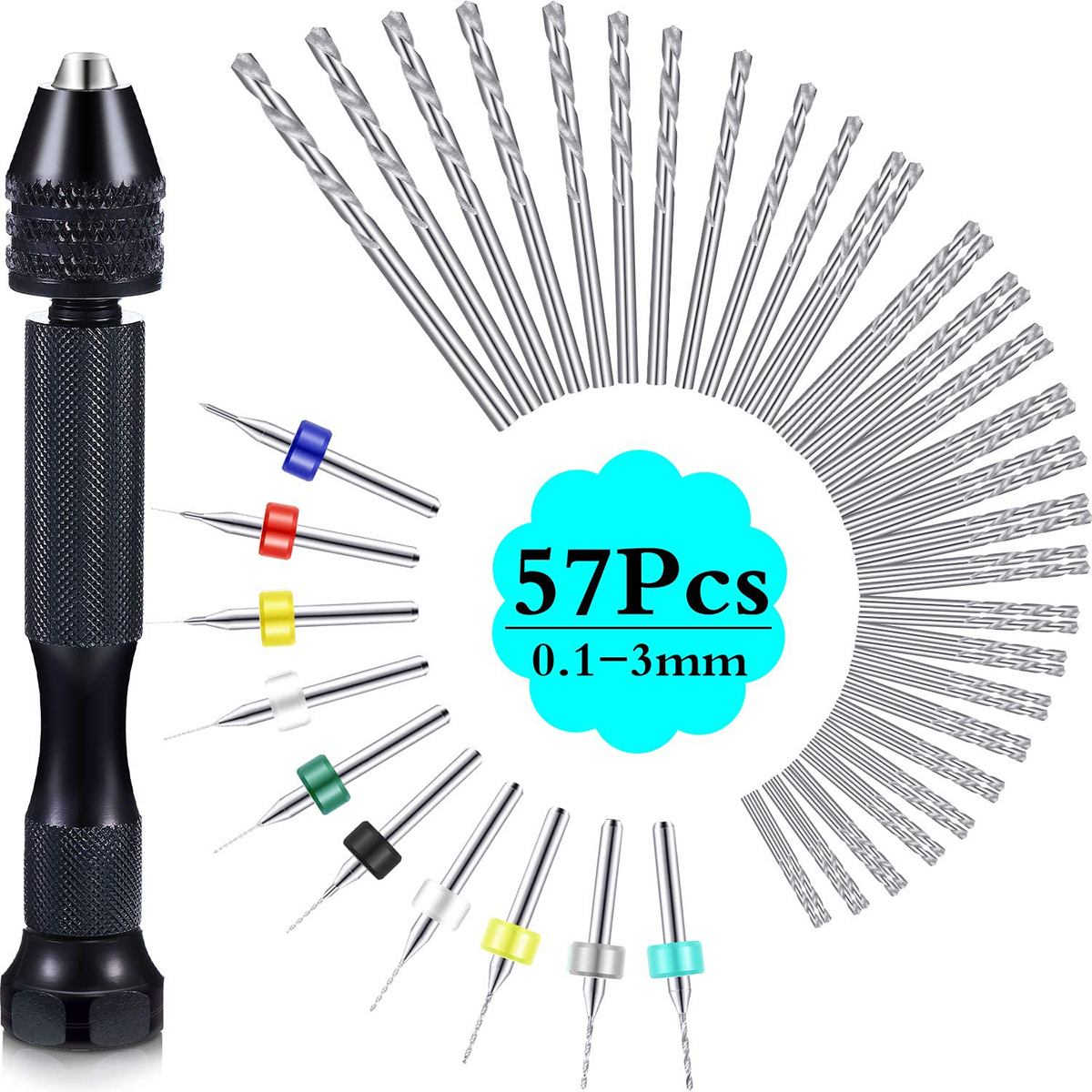 57 Pcs Alloy Steel Pin Vise Ha – Pin Vice Micro recenzja i cena
