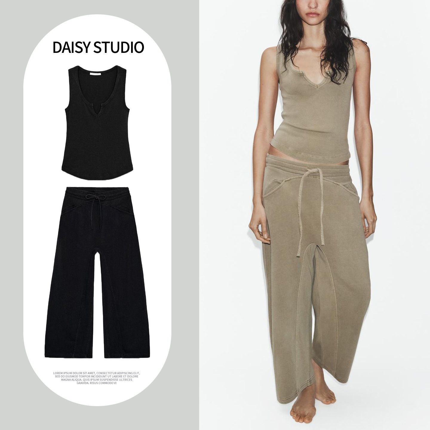 Washed Effect round Neck Sleev – Wash Effect Set recenzja i cena