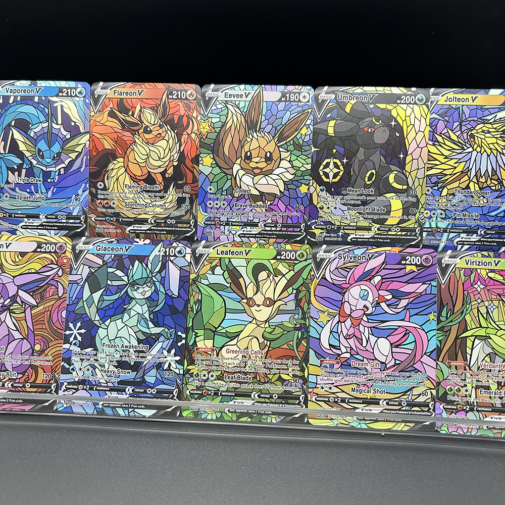 10Pcs/set Diy PTCG Eevee Umbre – Model Kit Umbreon recenzja i cena