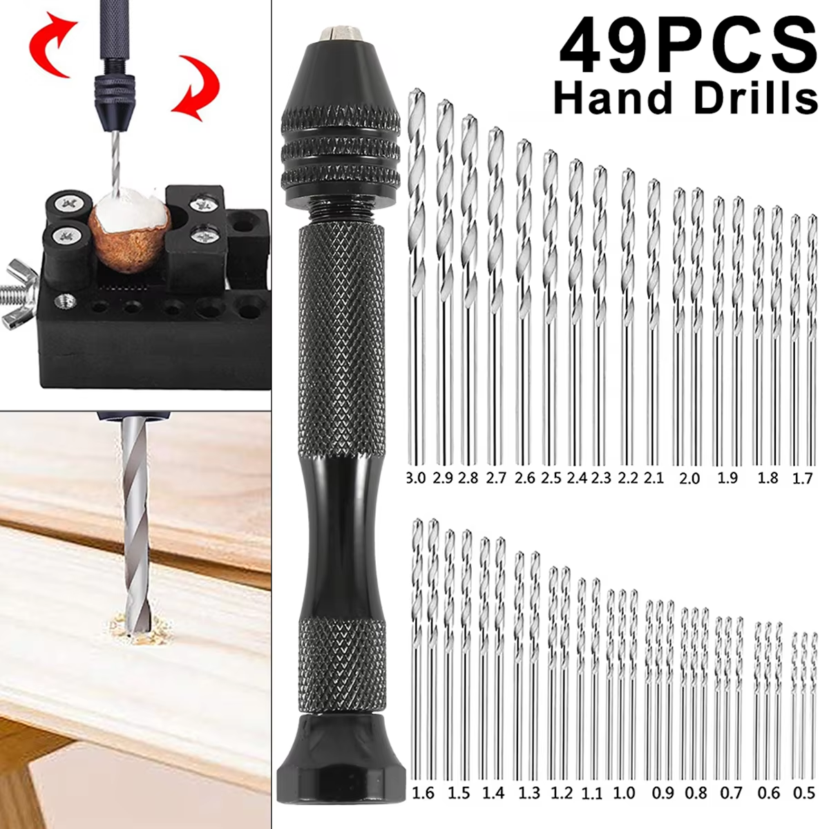 49 Mini Pieces Precision Pin V – Pin Vice Micro recenzja i cena