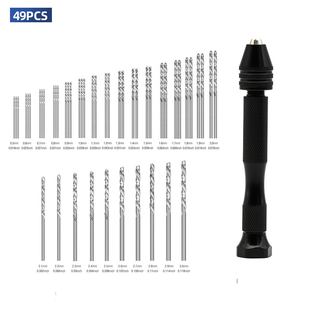 49 Mini Pieces Precision Pin V – Pin Vice Micro recenzja i cena